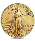 1/10 oz American Gold Eagle Coin BU Random Date