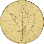 1 oz Canadian Gold Maple Leaf Coin BU (Random Year)