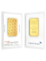 1 oz Credit Suisse .9999 Gold Bar w/ Assay