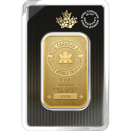 1 Oz Royal Canadian Mint Gold Bar In Assay