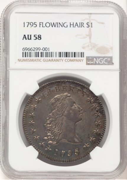 1795 $1 B-1 BB-21 Early Dollar NGC AU58