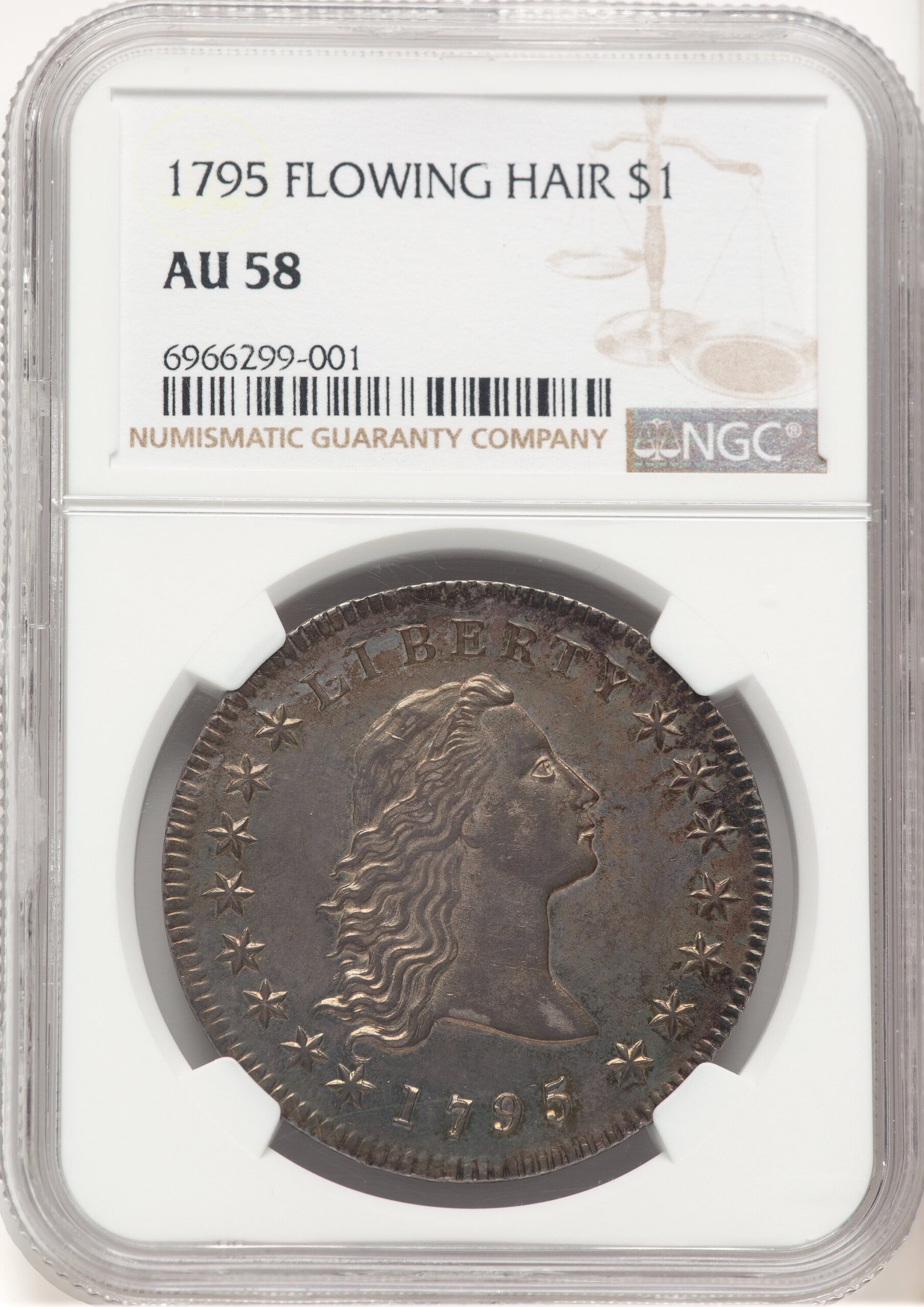 1795 $1 B-1 BB-21 Early Dollar NGC AU58 1795 $1 B-1 BB-21 Early Dollar NGC AU58