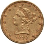 1838-1907 $10 Liberty Gold Eagle Coin XF Grade (Random Year)