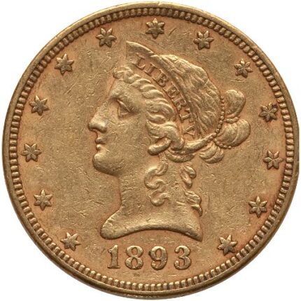 1838-1907 $10 Liberty Gold Eagle Coin XF Grade (Random Year)