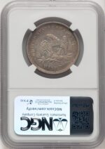 1839 50C NO DRAPERY Seated Half Dollar NGC XF40