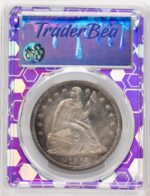 1863 Proof Seated Dollar PCGS PR64