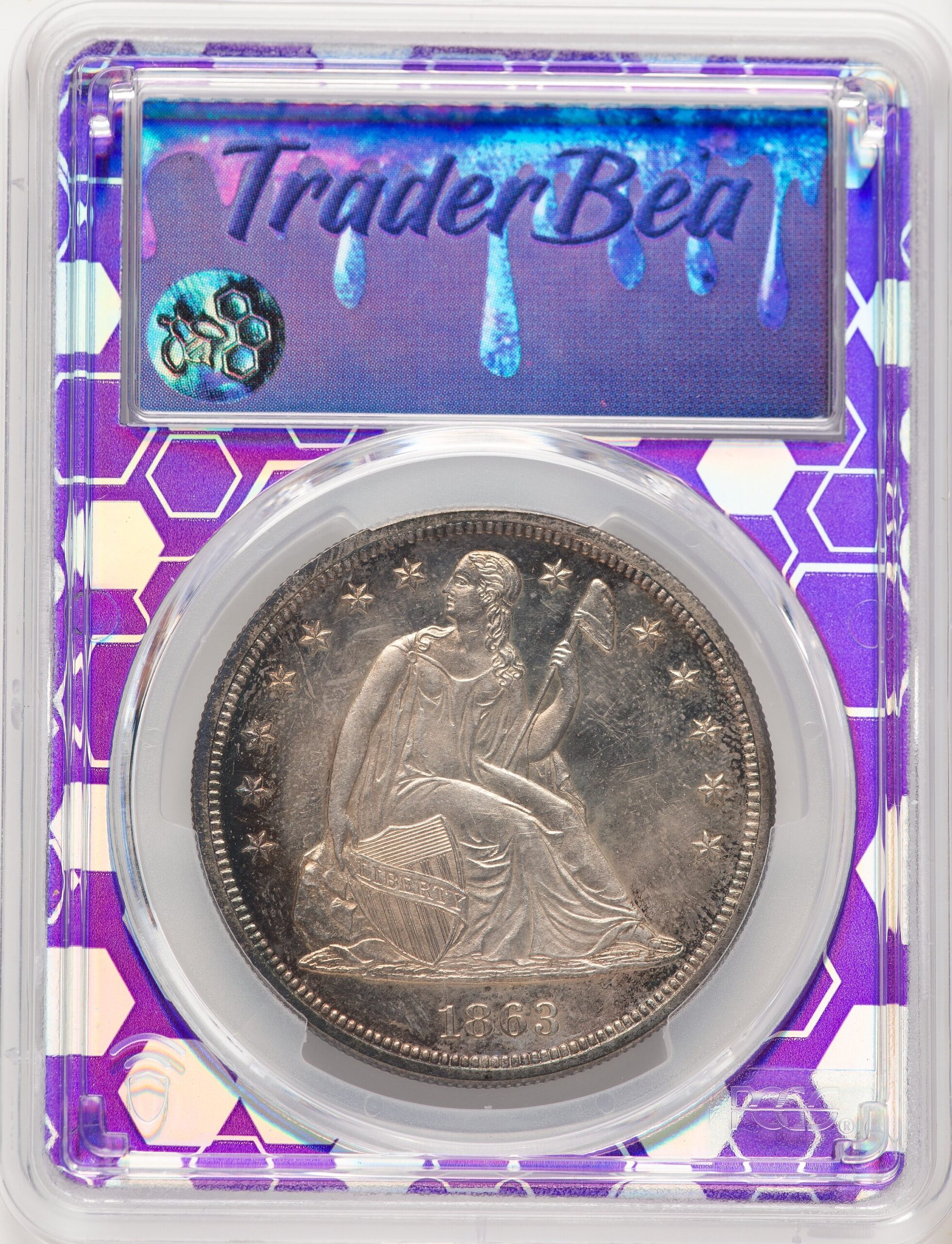 1863 Proof Seated Dollar PCGS PR64 1863 Proof Seated Dollar PCGS PR64