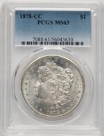 1878-CC Morgan Dollar PCGS MS63 (778580005)
