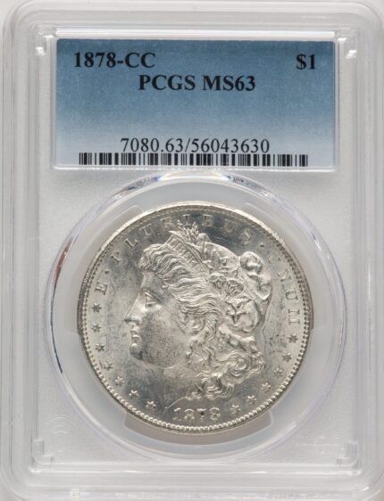 1878-CC Morgan Dollar PCGS MS63 (778580005)