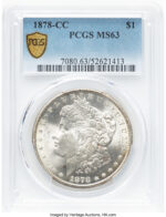 1878-CC Morgan Dollar PCGS MS63 (780410005)