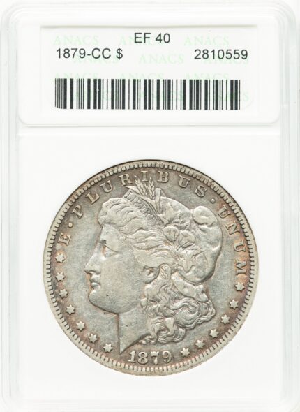 1879-CC Morgan Dollar ANACS XF40