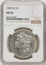 1879-CC Morgan Dollar NGC AU55
