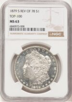 1879-S Reverse of 1878 Morgan Dollar NGC MS63 (507439007)