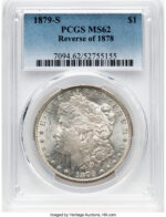 1879-S Reverse of 1878 Morgan Dollar PCGS MS62 (780410006)