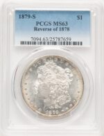 1879-S Reverse of 1878 Morgan Dollar PCGS MS63 (779487001)