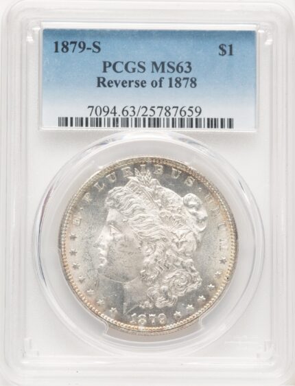 1879-S Reverse of 1878 Morgan Dollar PCGS MS63 (779487001)