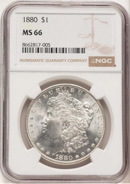 1880 Morgan Dollar NGC MS66 (778956012)