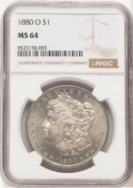 1880-O Morgan Dollar NGC MS64 (520369039)
