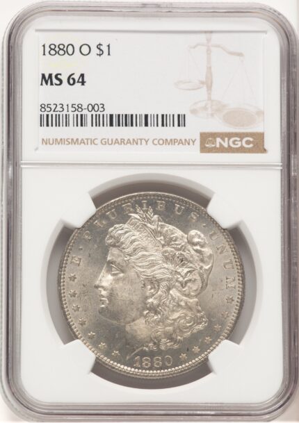 1880-O Morgan Dollar NGC MS64 (520369039)