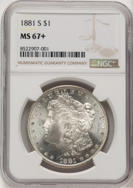 1881-S Morgan Dollar NGC MS67+ (773647012)