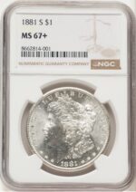 1881-S Morgan Dollar NGC MS67+ (779283002)