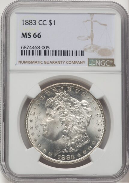1883-CC Morgan Dollar NGC MS66 (521164014)
