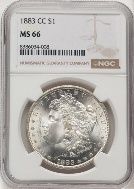 1883-CC Morgan Dollar NGC MS66 (521164022)