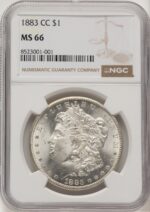 1883-CC Morgan Dollar NGC MS66 (910481007)