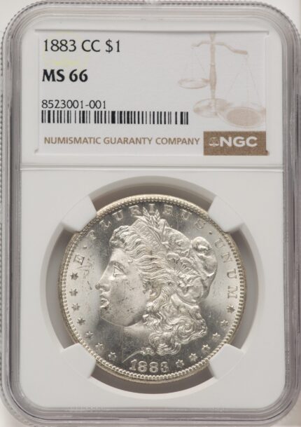 1883-CC Morgan Dollar NGC MS66 (910481007)