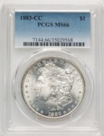 1883-CC Morgan Dollar PCGS MS66 (775850029)
