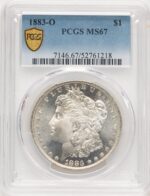 1883-O Morgan Dollar PCGS MS67