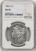 1884-S Morgan Dollar NGC AU55 (777636006)