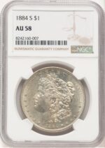 1884-S Morgan Dollar NGC AU58 (772800008)