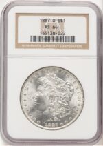 1887-O Morgan Dollar NGC MS64