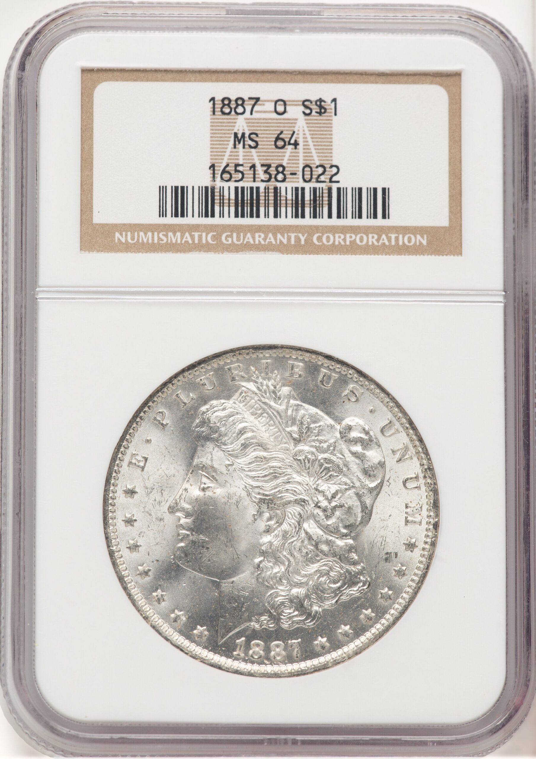 1887-O Morgan Dollar NGC MS64 1887-O Morgan Dollar NGC MS64