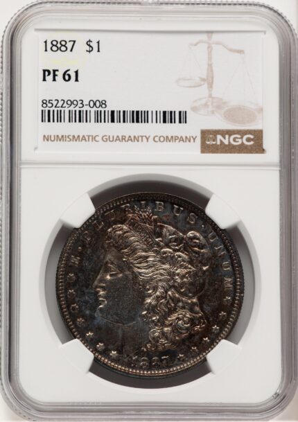 1887 Proof Morgan Dollar NGC PR61