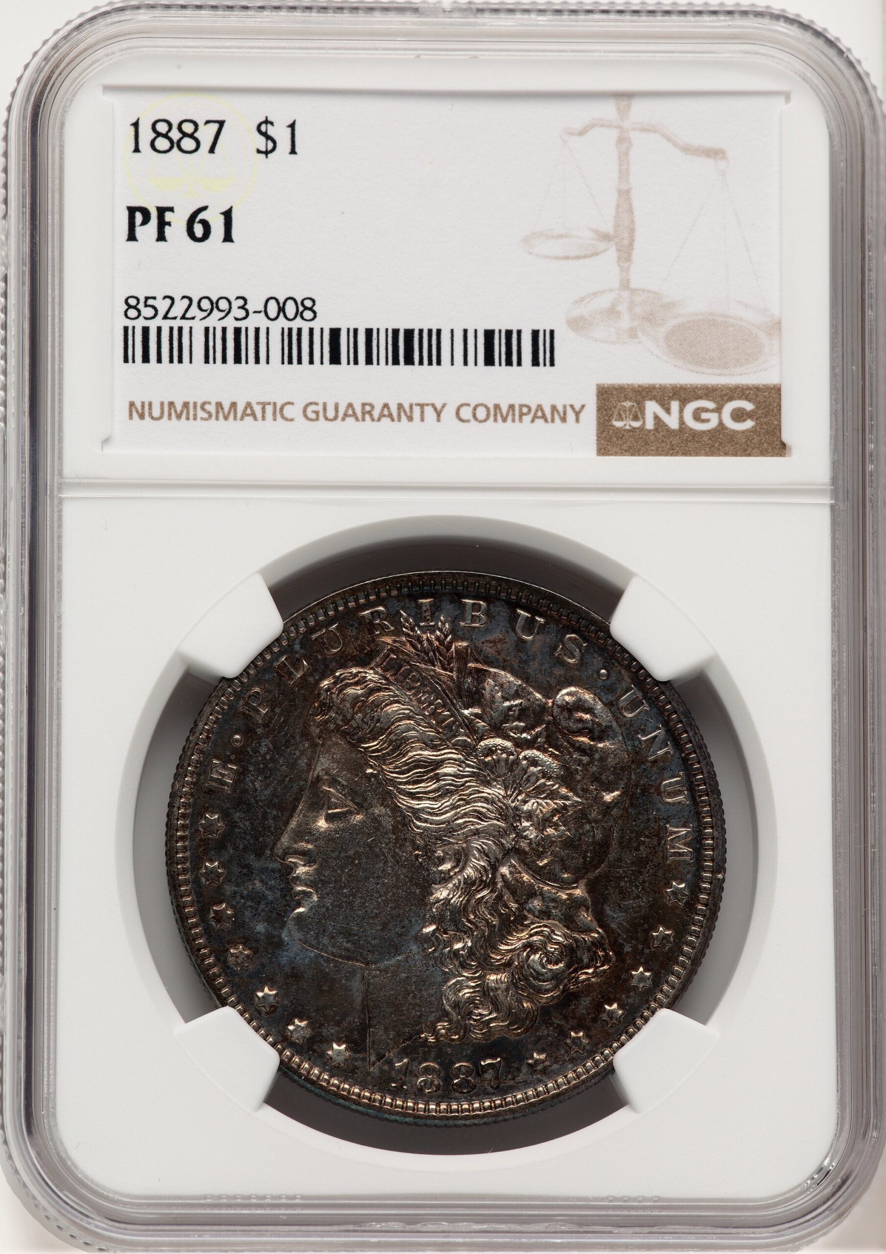 1887 Proof Morgan Dollar NGC PR61 1887 Proof Morgan Dollar NGC PR61