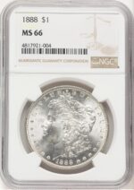 1888 Morgan Dollar NGC MS66 (521684078)