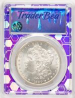 1890-CC Tail Bar Morgan Dollar PCGS MS64