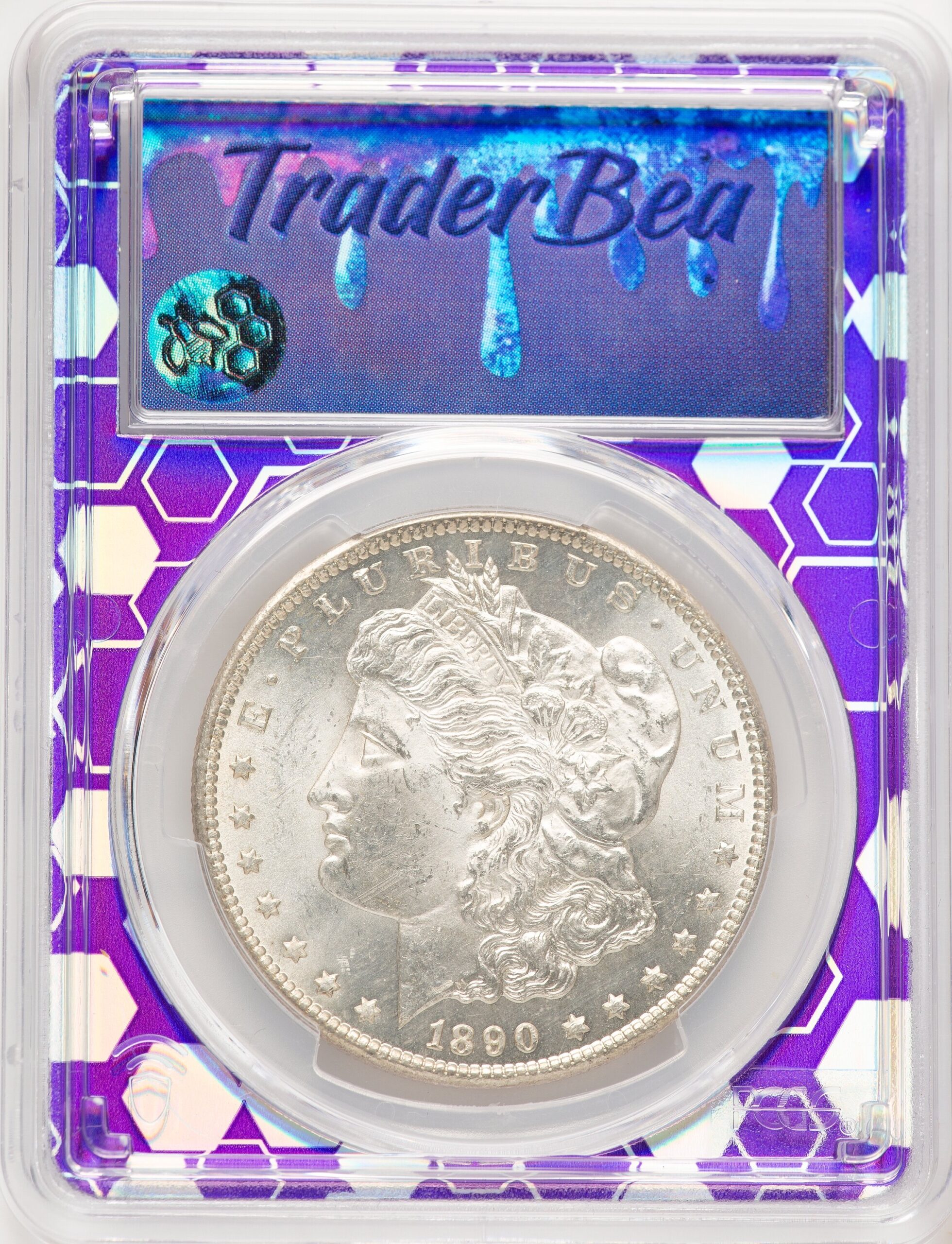 1890-CC Tail Bar Morgan Dollar PCGS MS64 1890-CC Tail Bar Morgan Dollar PCGS MS64
