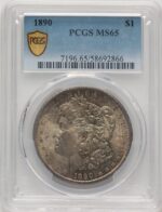 1890 Morgan Dollar PCGS MS65 (777985016)