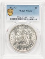 1892-O Morgan Dollar PCGS MS63 (780417002)