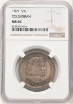 1893 50C COLUMBIAN Commemorative Silver NGC MS66 (778741020)