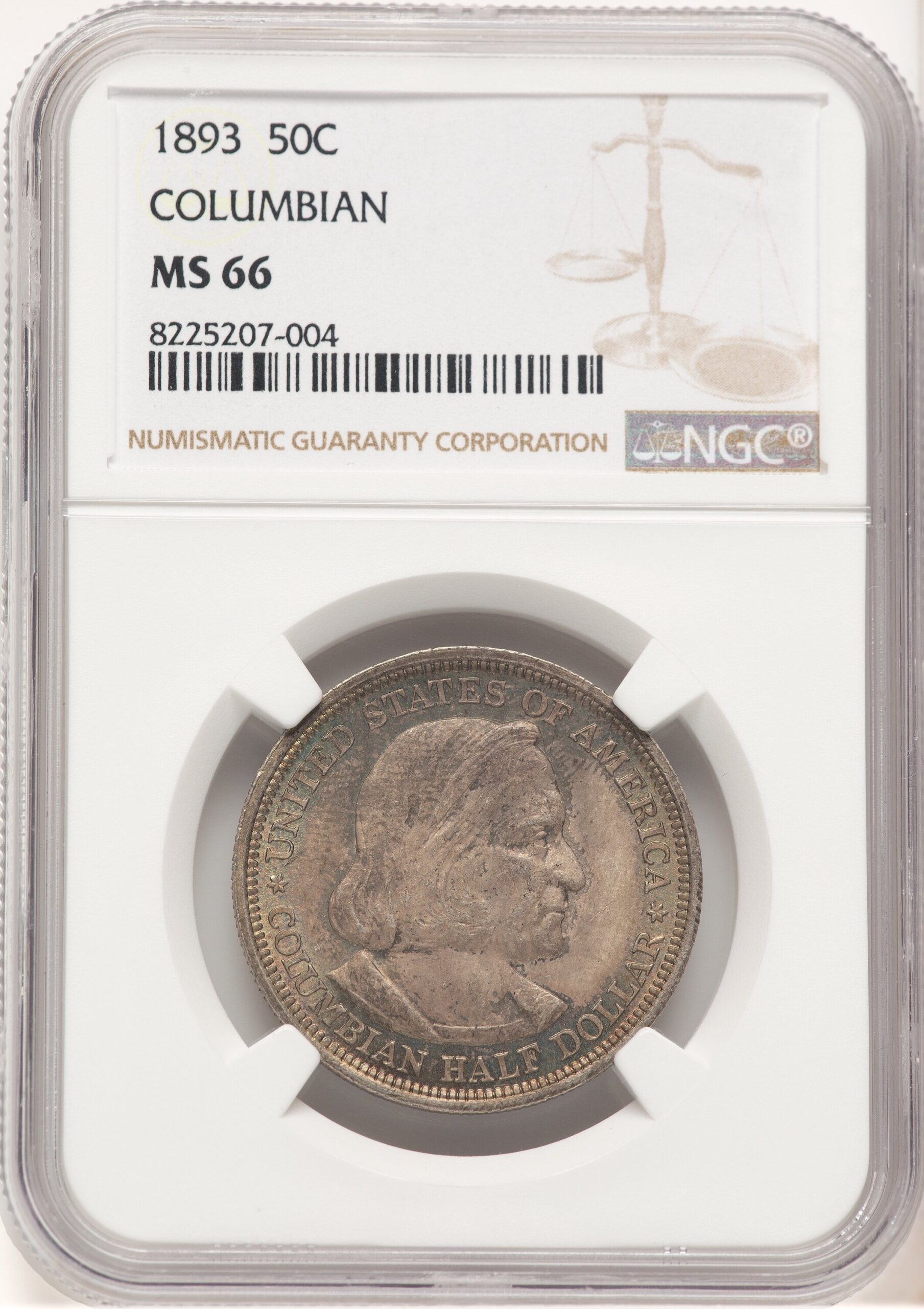 1893 50C COLUMBIAN Commemorative Silver NGC MS66 (778741020) 1893 50C COLUMBIAN Commemorative Silver NGC MS66 (778741020)