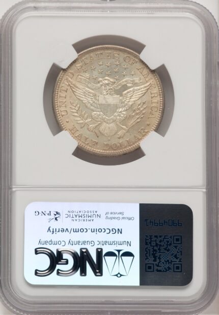 1893-S 50C Barber Half Dollar NGC MS64