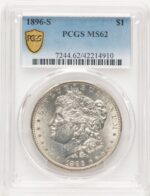1896-S Morgan Dollar PCGS MS62