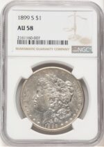 1899-S Morgan Dollar NGC AU58 (778616038)