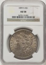 1899-S Morgan Dollar NGC AU58