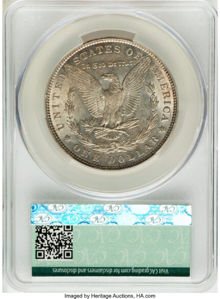 1901 Morgan Dollar CACG AU58