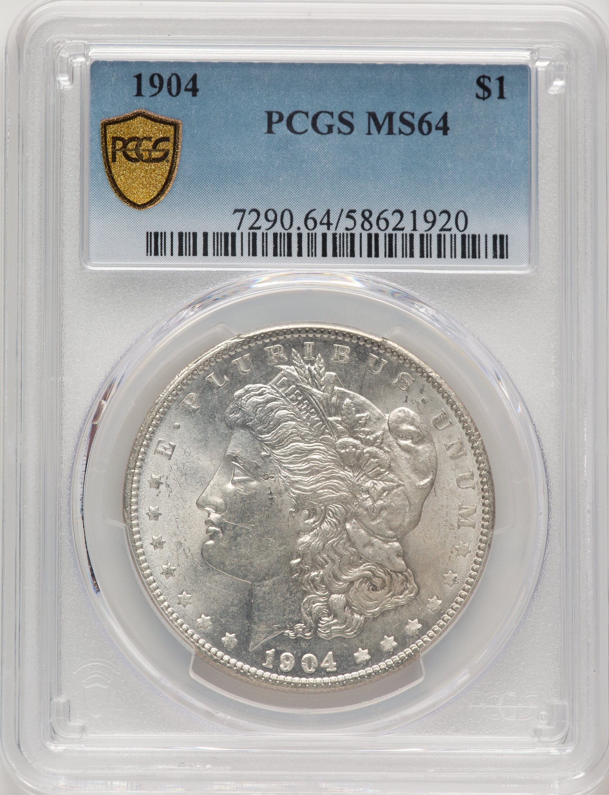 1904 Morgan Dollar PCGS MS64 (521316022) 1904 Morgan Dollar PCGS MS64 (521316022)